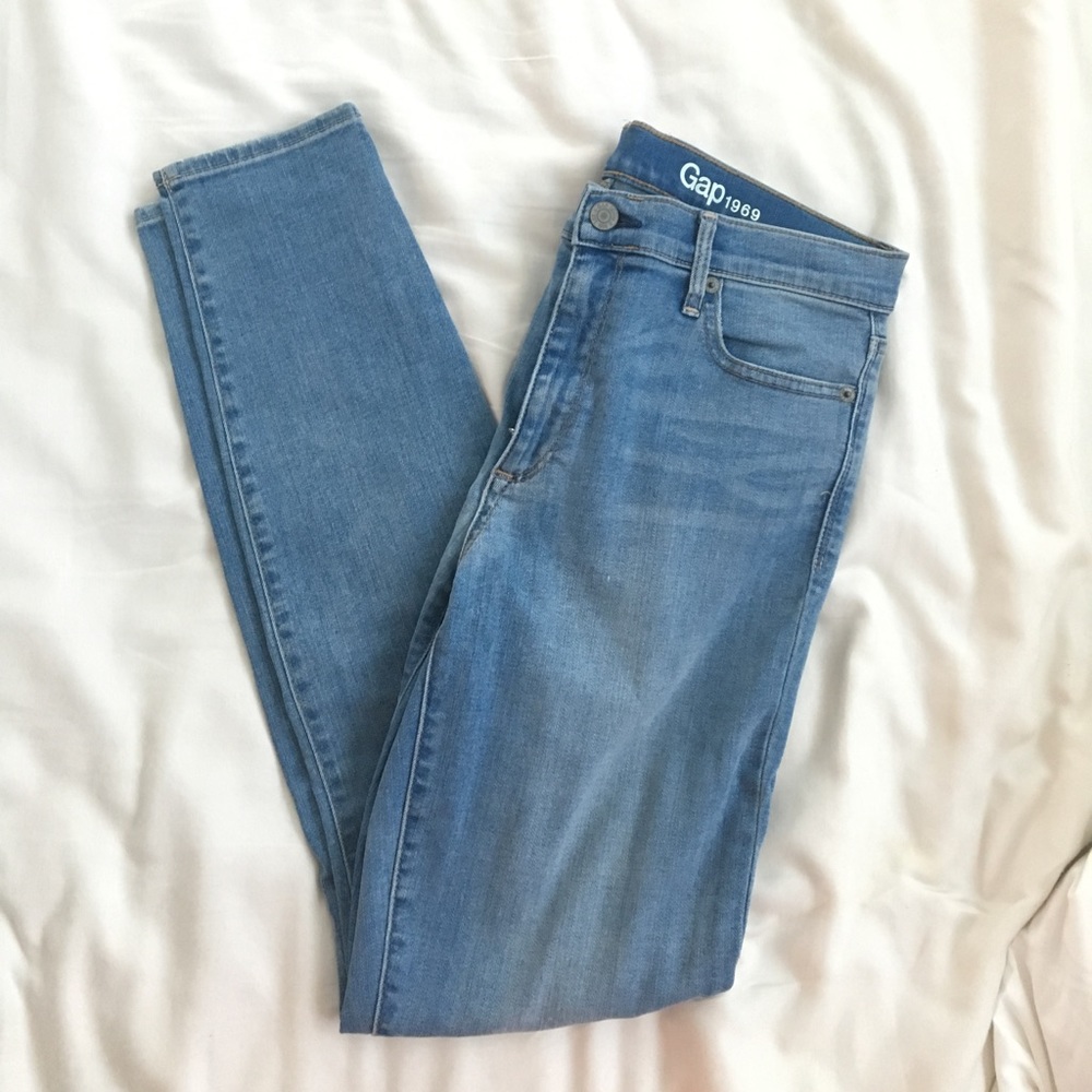 Gap high waist skinny jeans